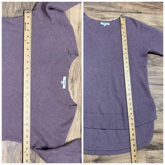 Madewell Textured Pullover Sweater Size M - Picture 6 of 8
